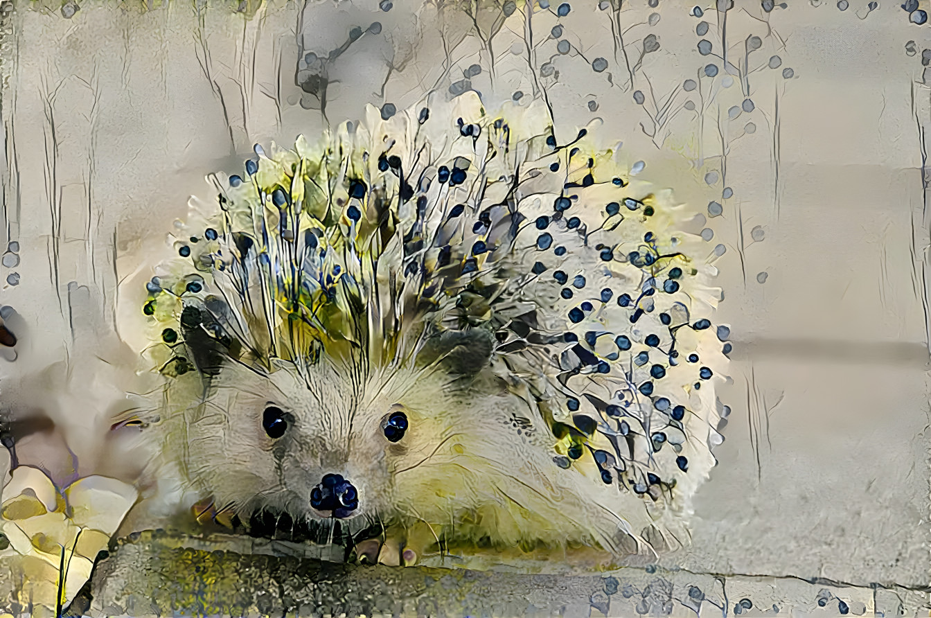 Sweet little  hedgehog