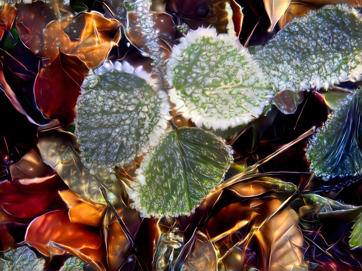 Leaves in Hoarfrost