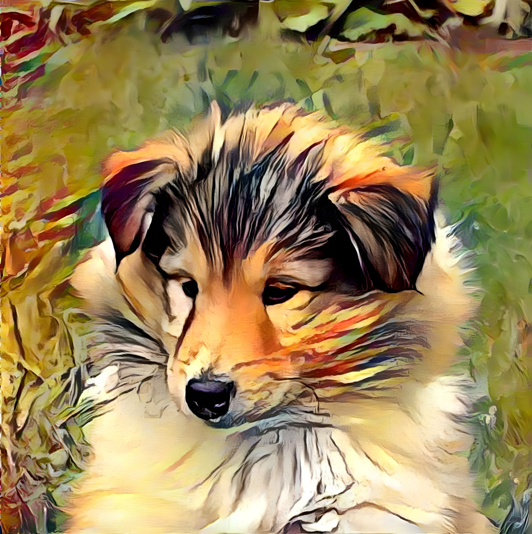 Rough Collie puppy