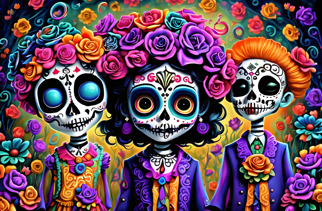 "Dia de los Muertos children" _ (230719)