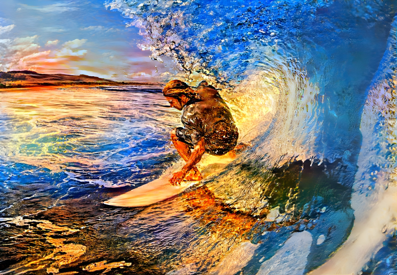 Sunset Surfer