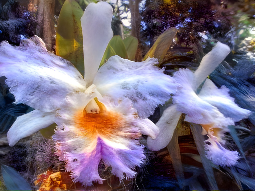 Snow Covered Flower