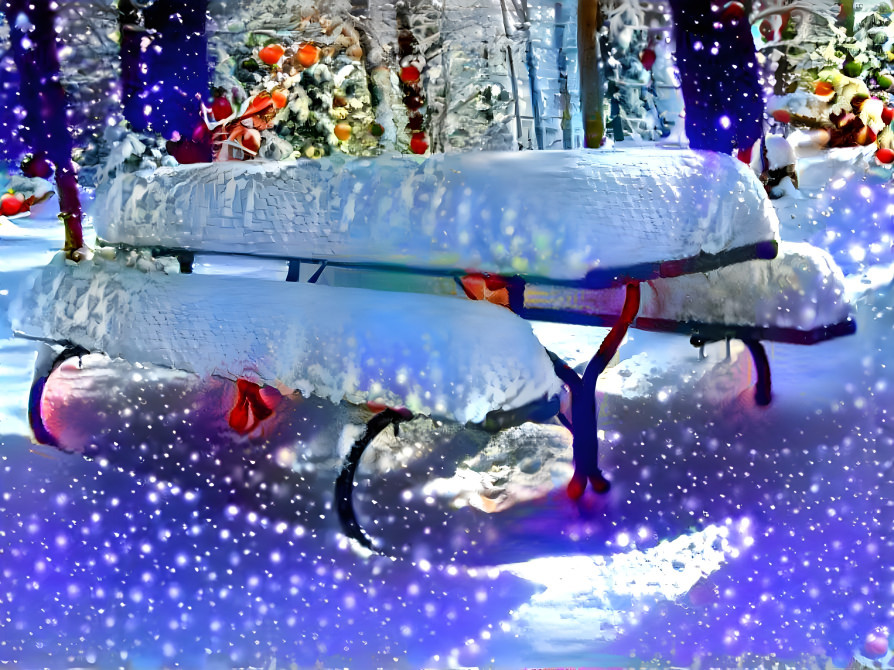 Picnic Table for Santa