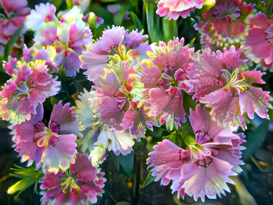 Pretty Yellow Tip Flowers