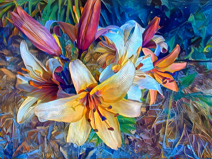 Striped Flower Petals