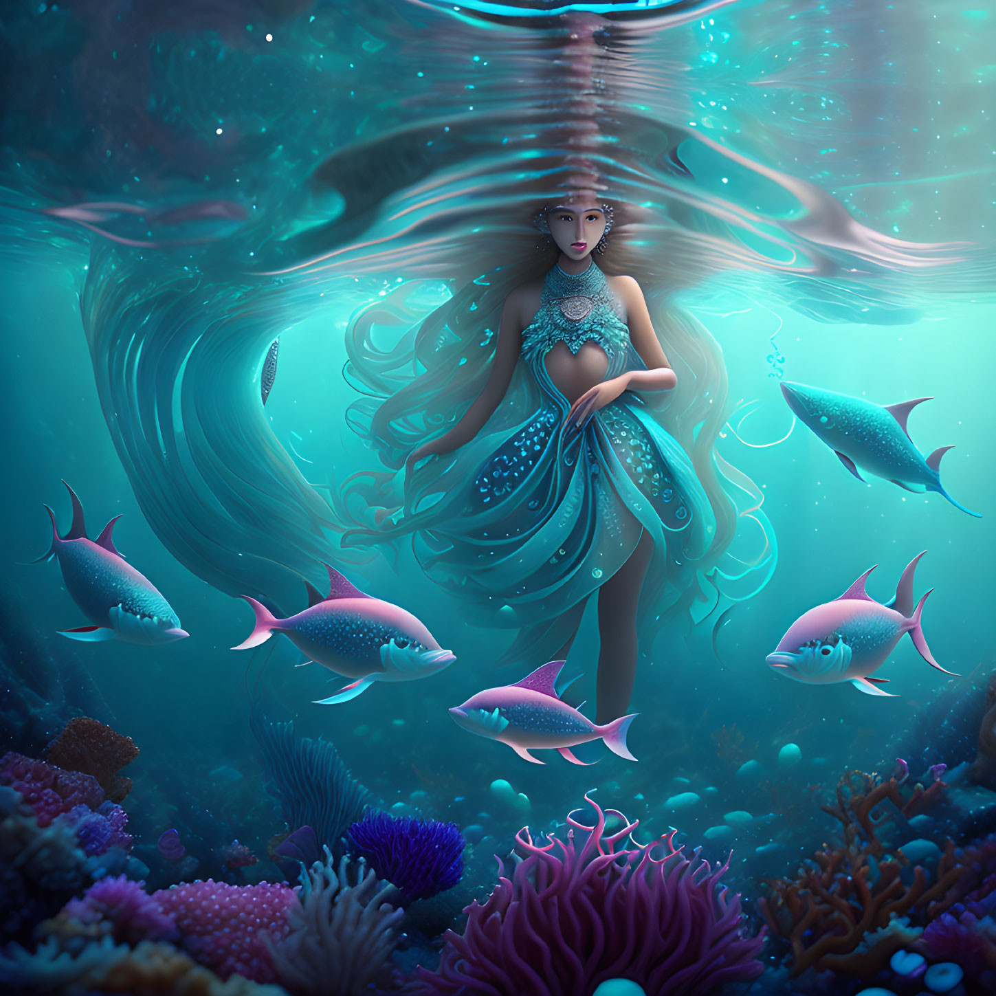 Fractal Princess of Ocean