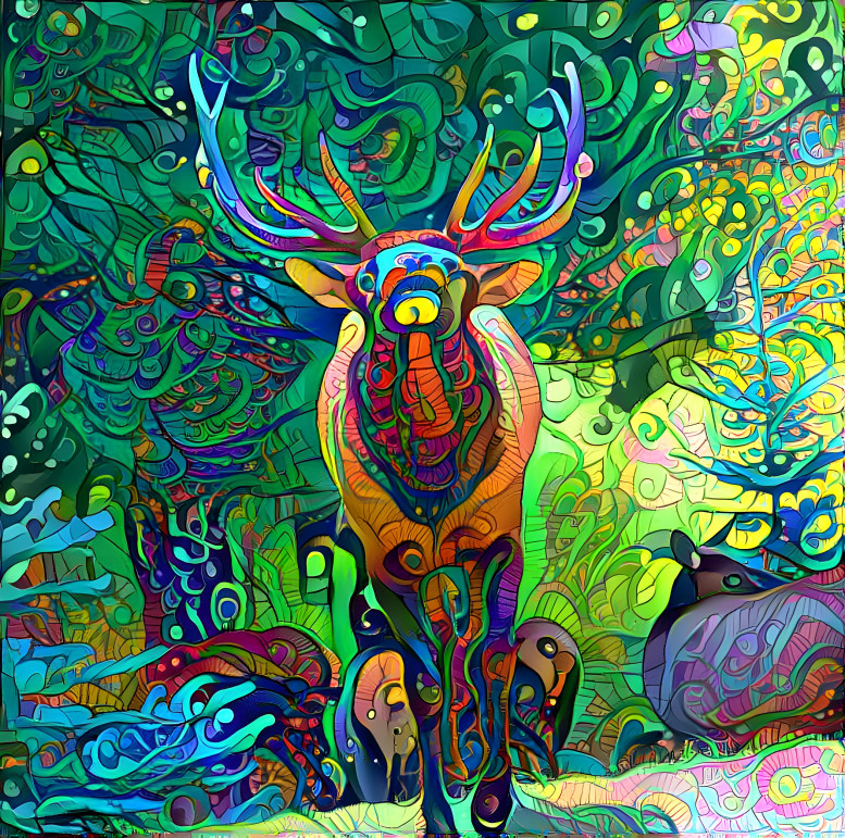 Psychedelic Elk