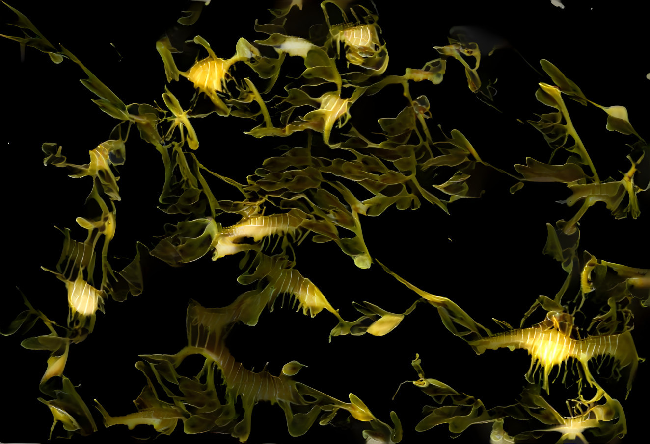 Leafy Sea Dragon plus Hubble Deep Field