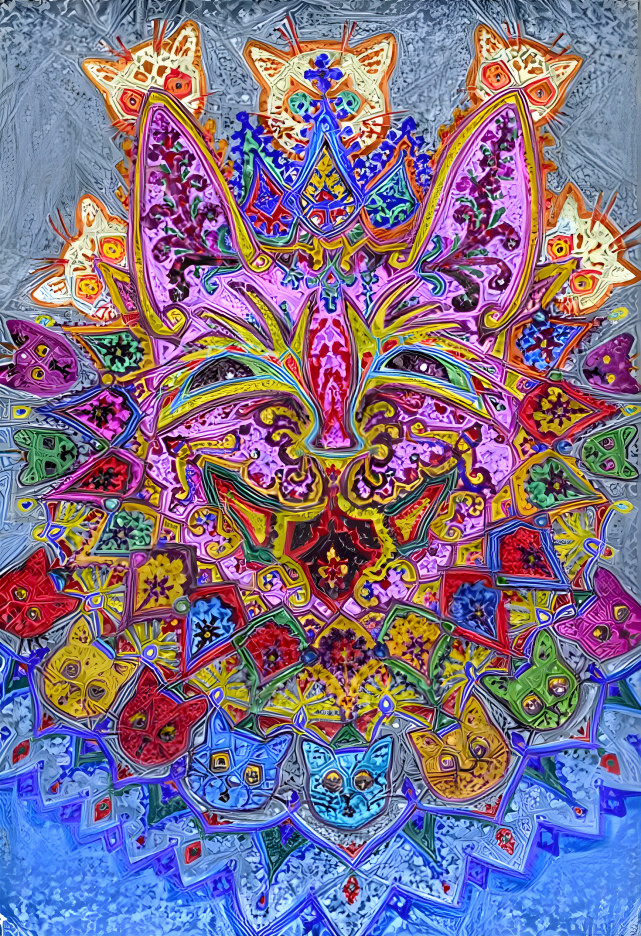 Mosque Ceiling by Louis Wain