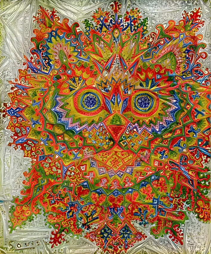 More mosque ceilings by Louis Wain