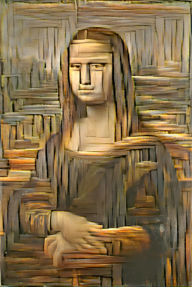 Wooden Mona