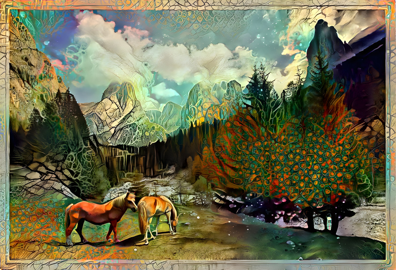 mountain horses