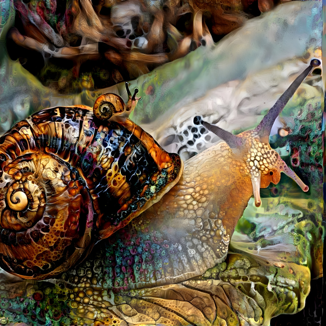 snail family