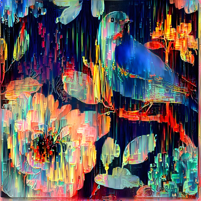 Bird in the Rain