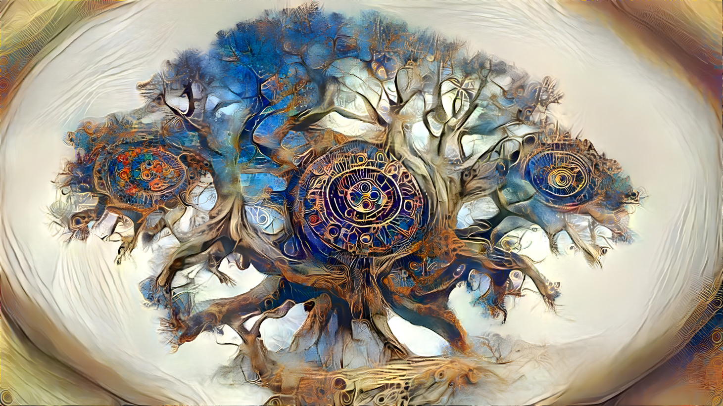 mandala oak tree