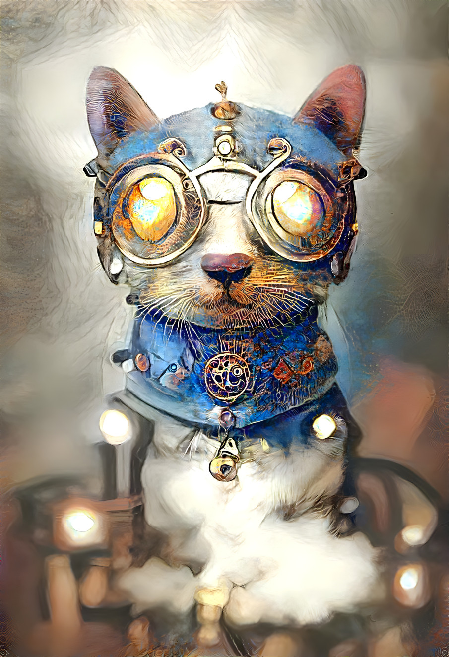 Steampunk cat