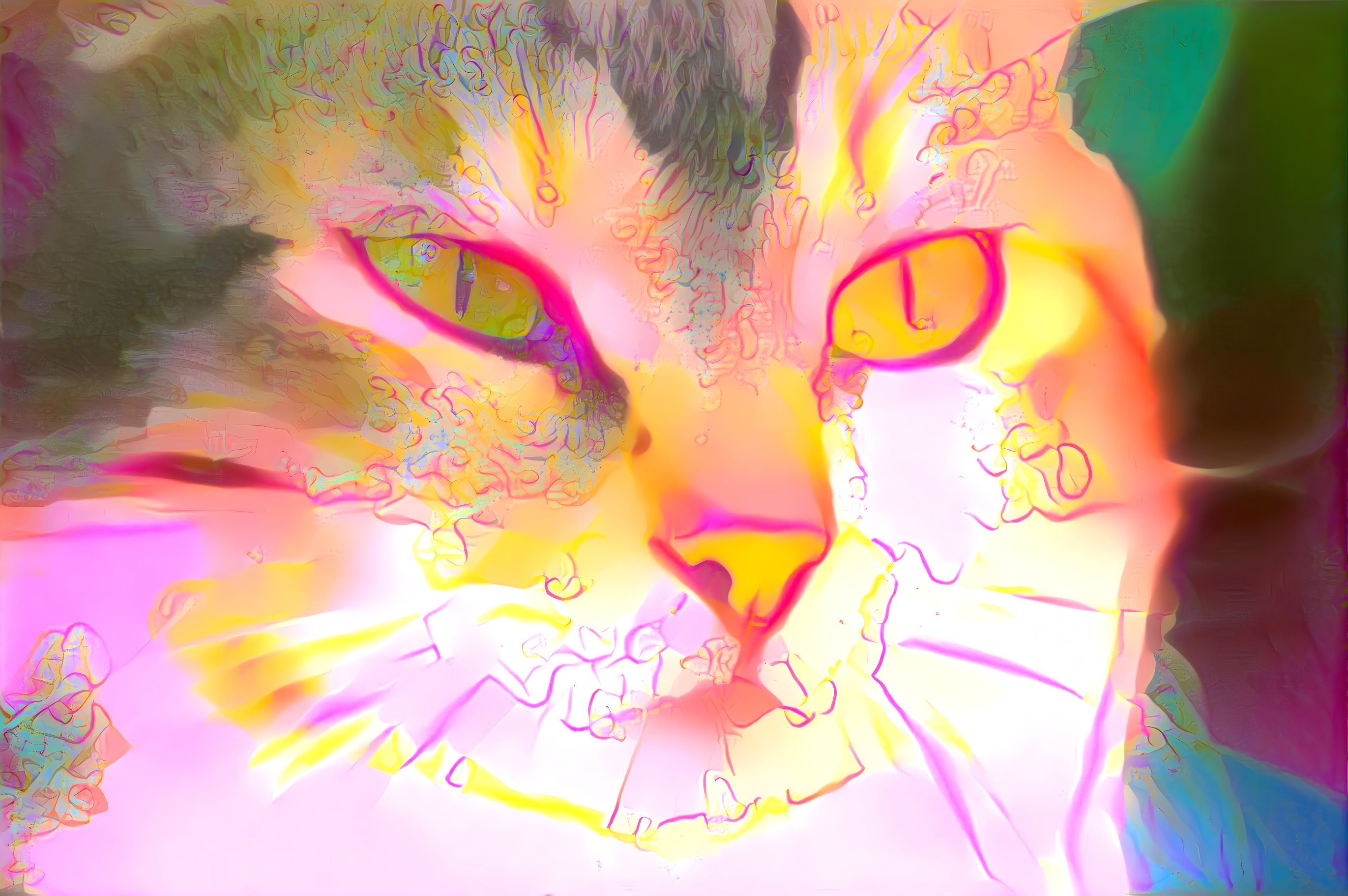 Neon Cat