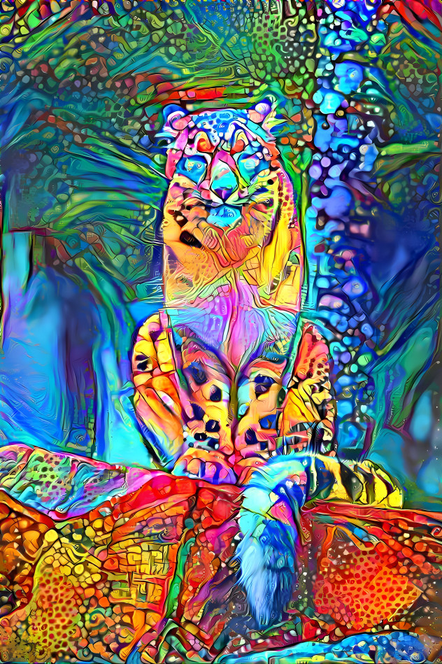 Abstract Leopard