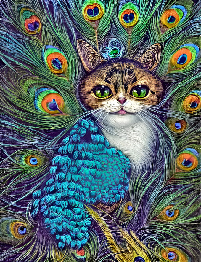 Purrrfect Peacock 