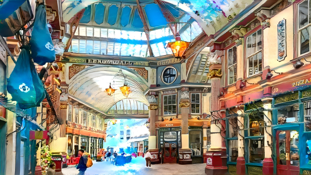 Leadenhall Market, London. 2022