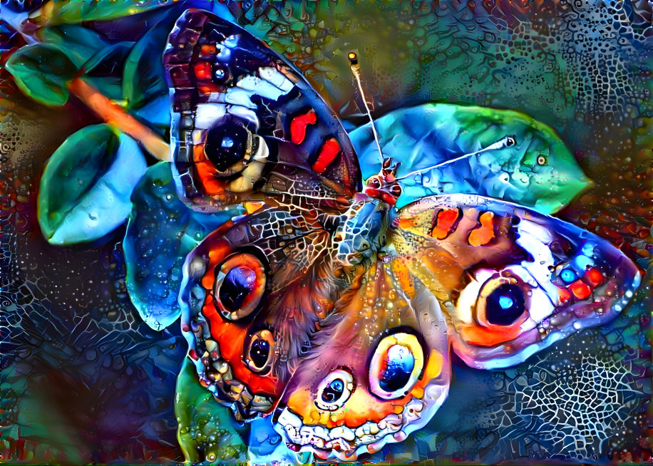 Beautiful Buckeye Butterfly 