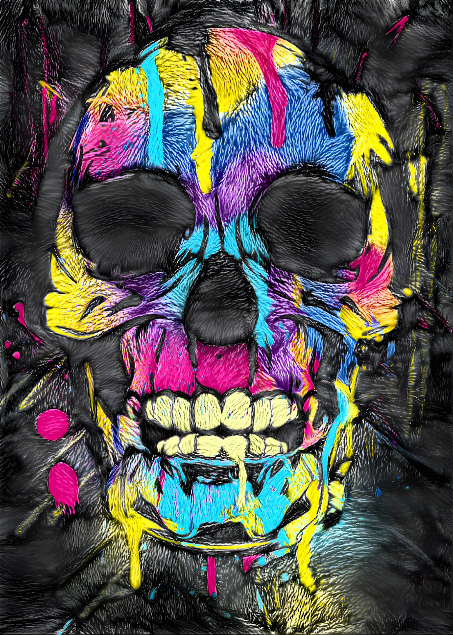 Embroidered Skull