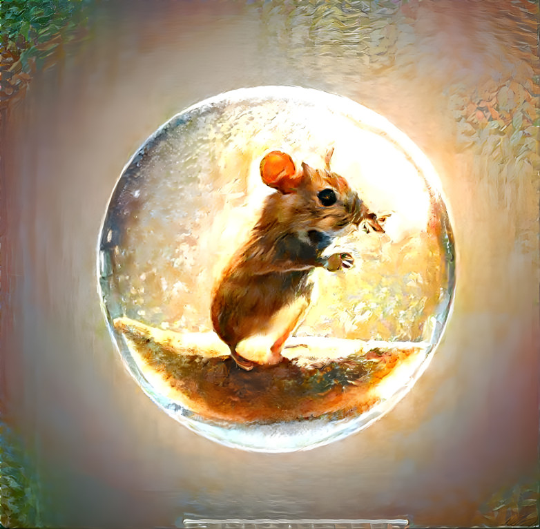 Mouse in a bubble