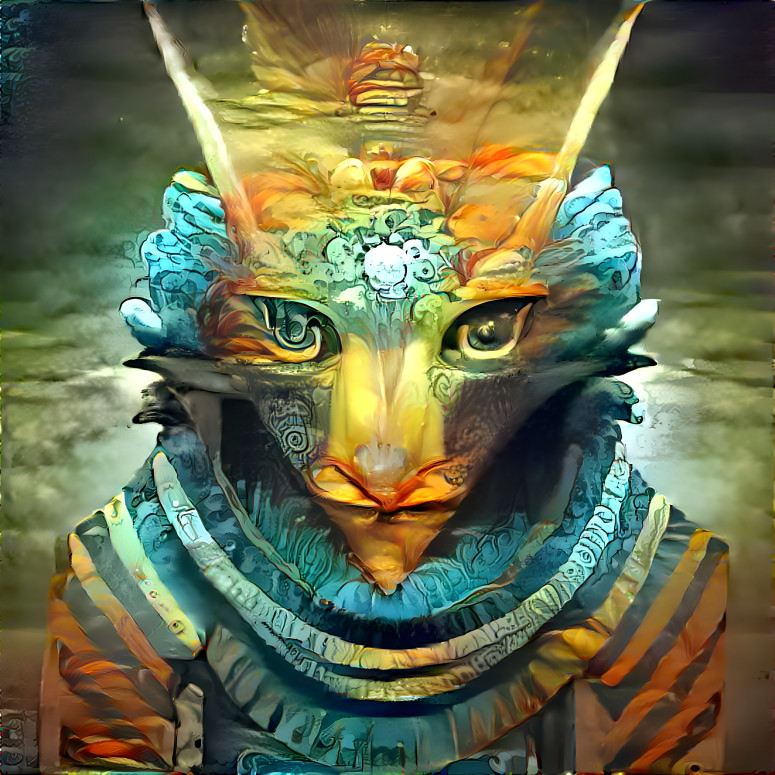 Garuda as Tutankhamon + composite style