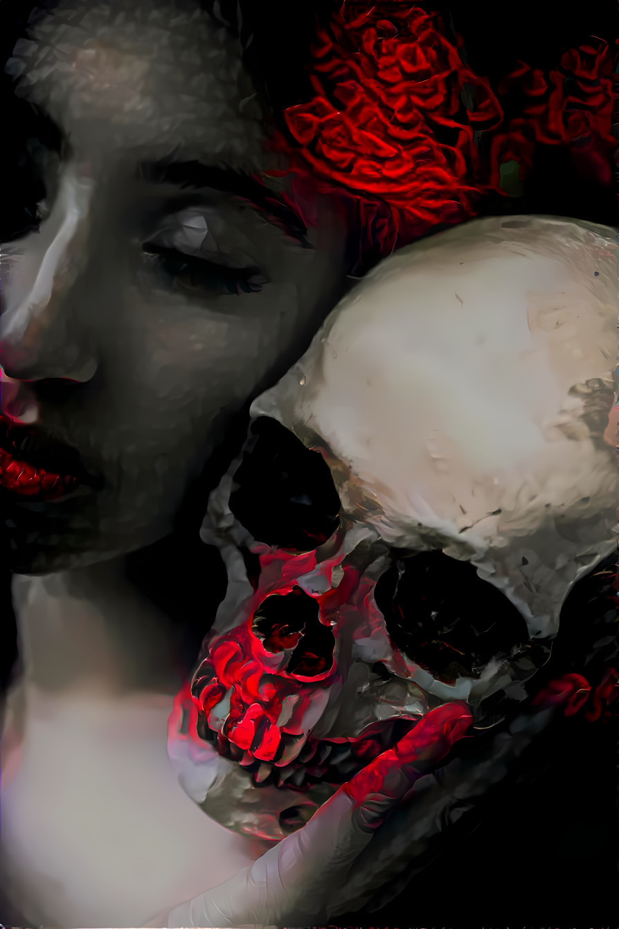 Skull + Girl I