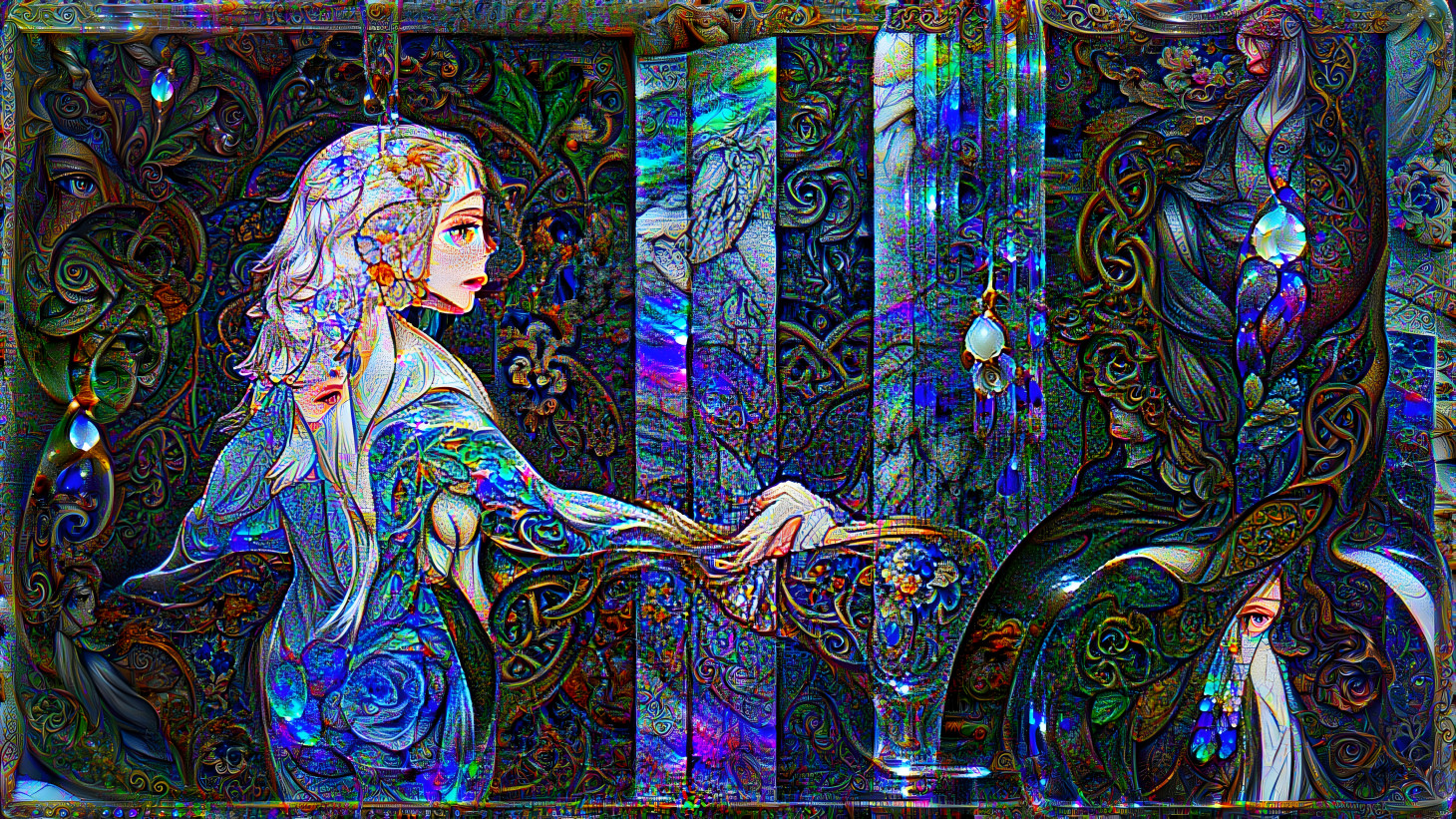 Blue Nouveau