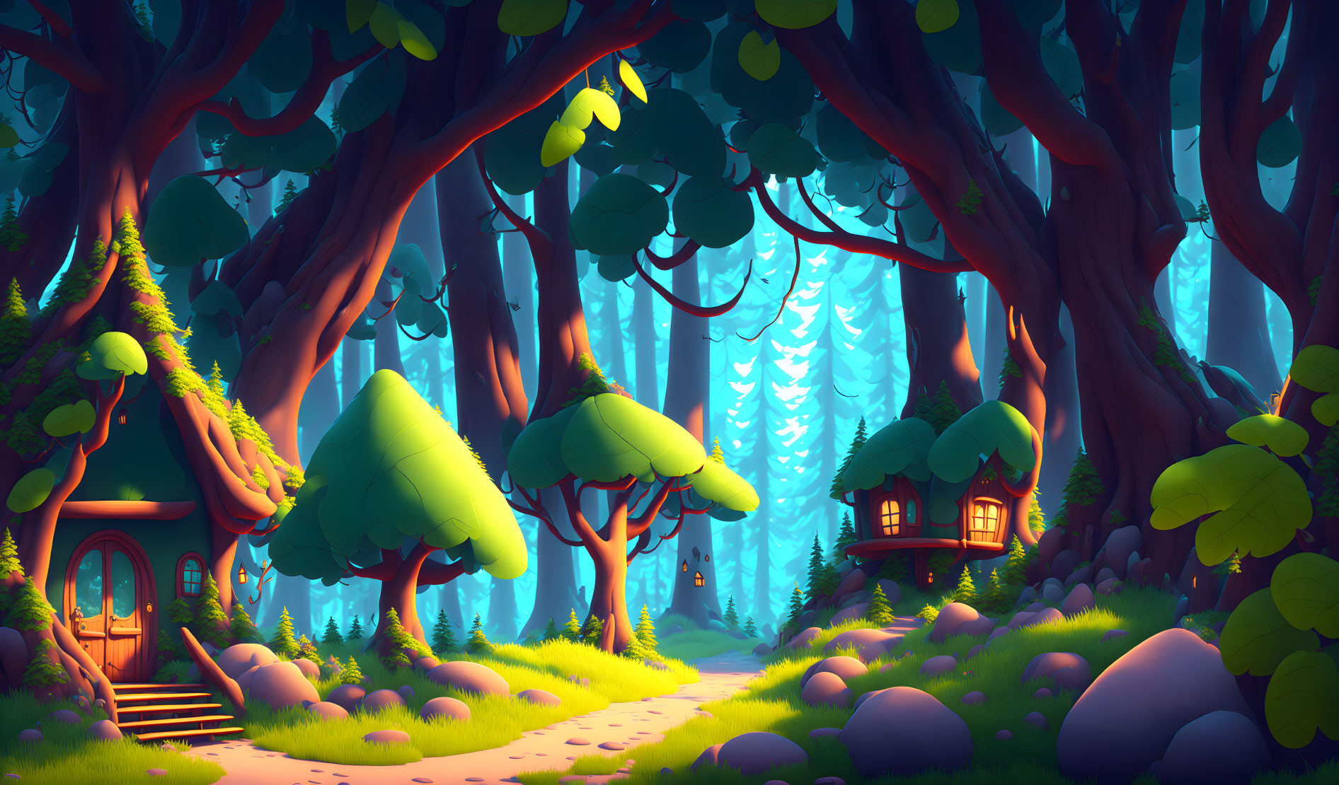 Forest scene