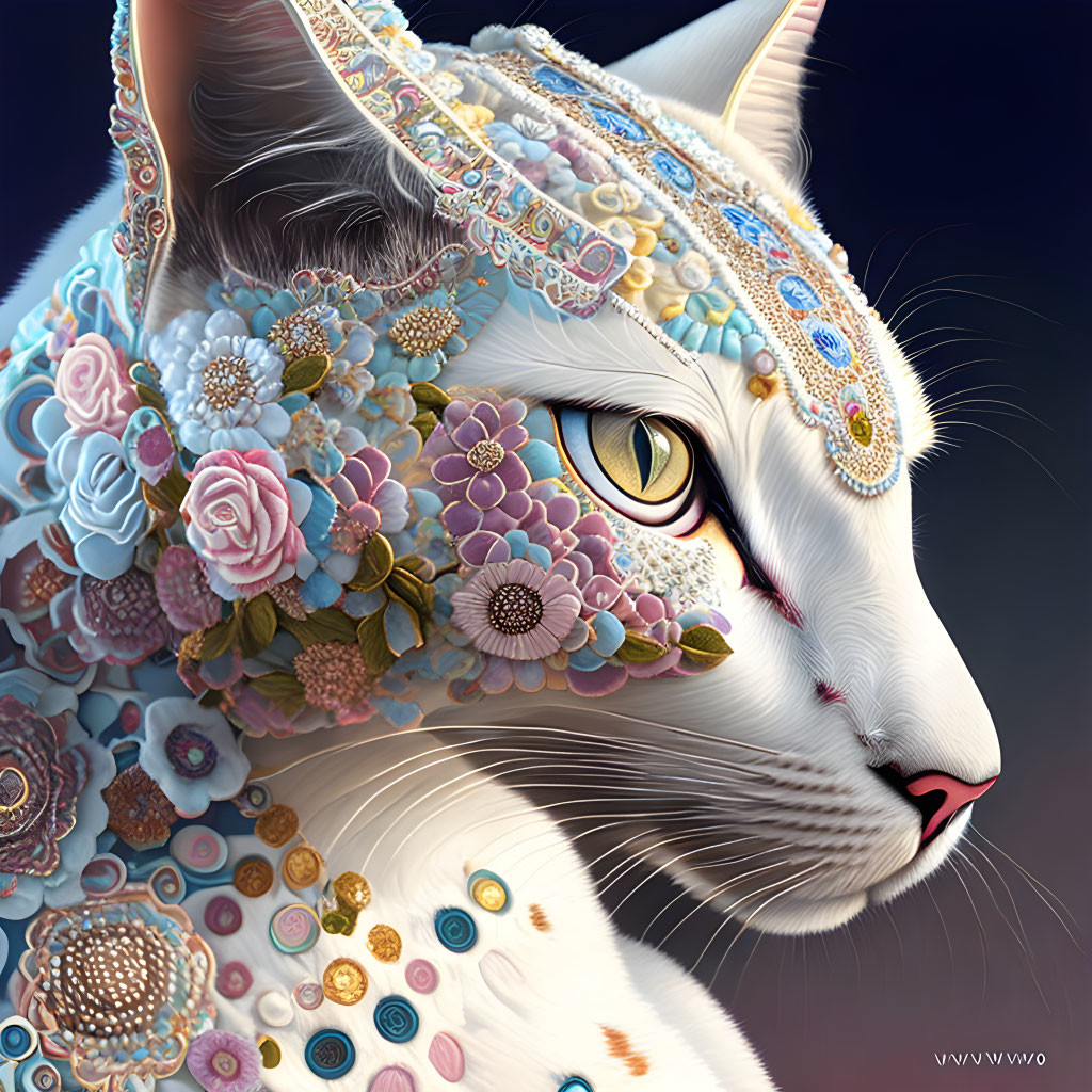Fabric Kitty Kat