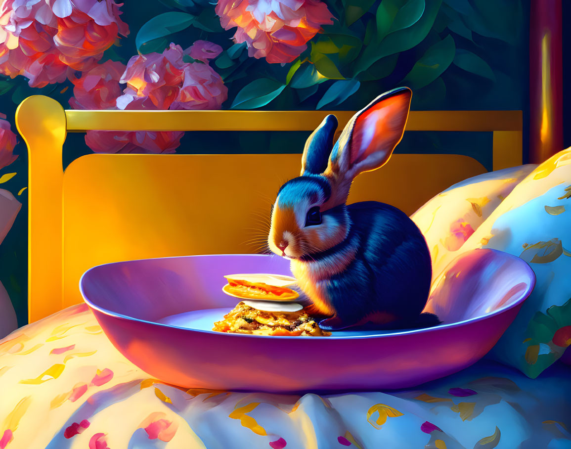 Bunny Breakfast in Bed