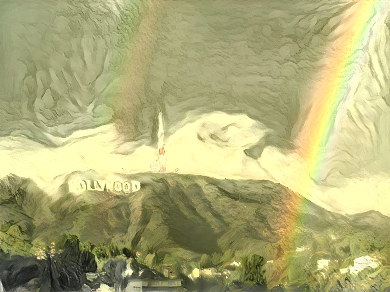 Rainbows over Hollywood