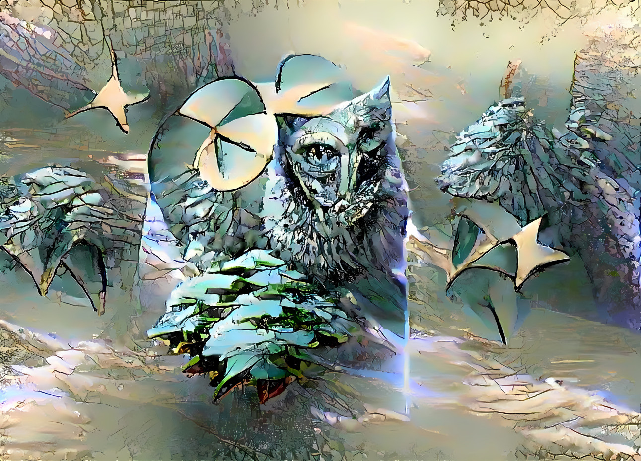 Winter owl