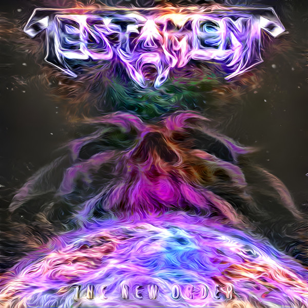 Vibrant Abstract Cosmic Design for Heavy Metal Album