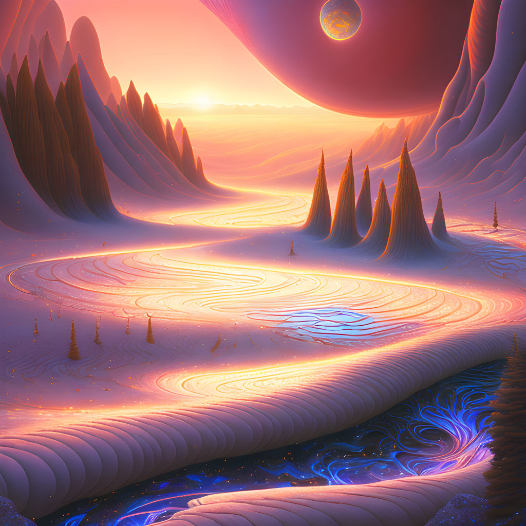 Space landscape 