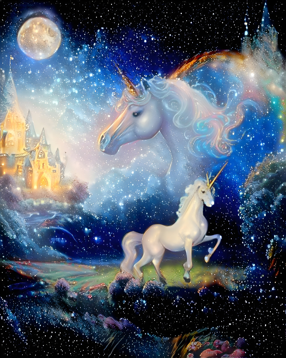 white unicorn