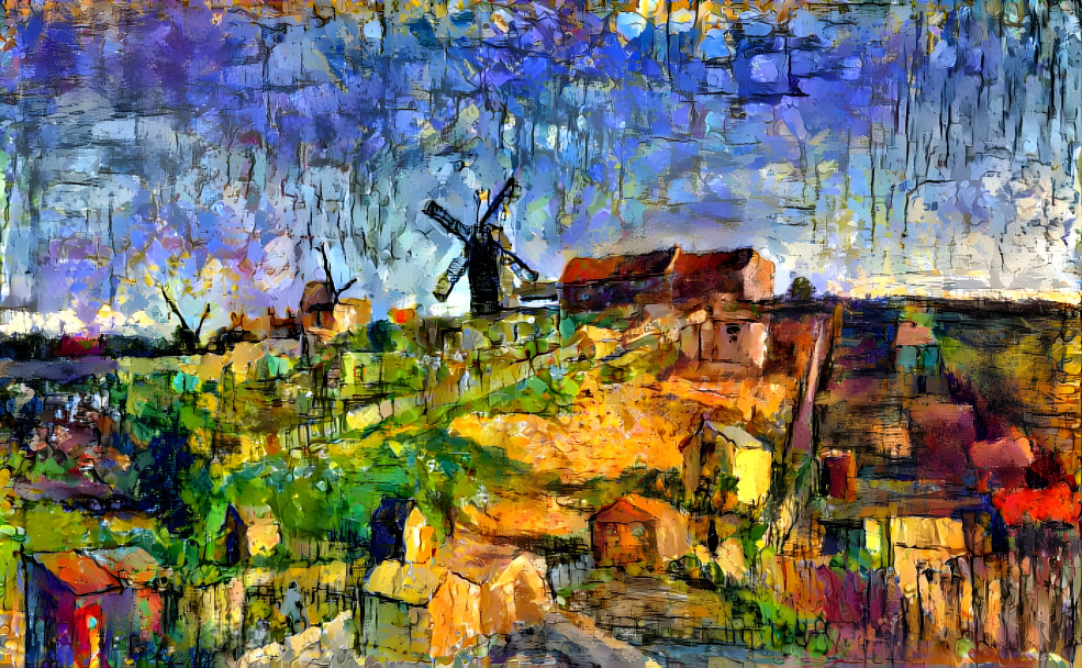 La collina di Montmatre Van Gogh