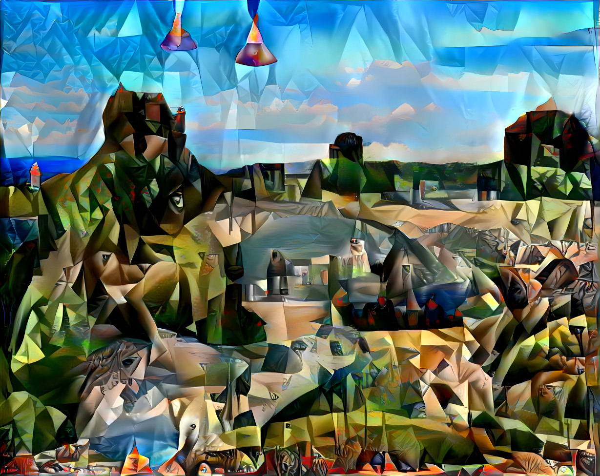 Cubist landscape