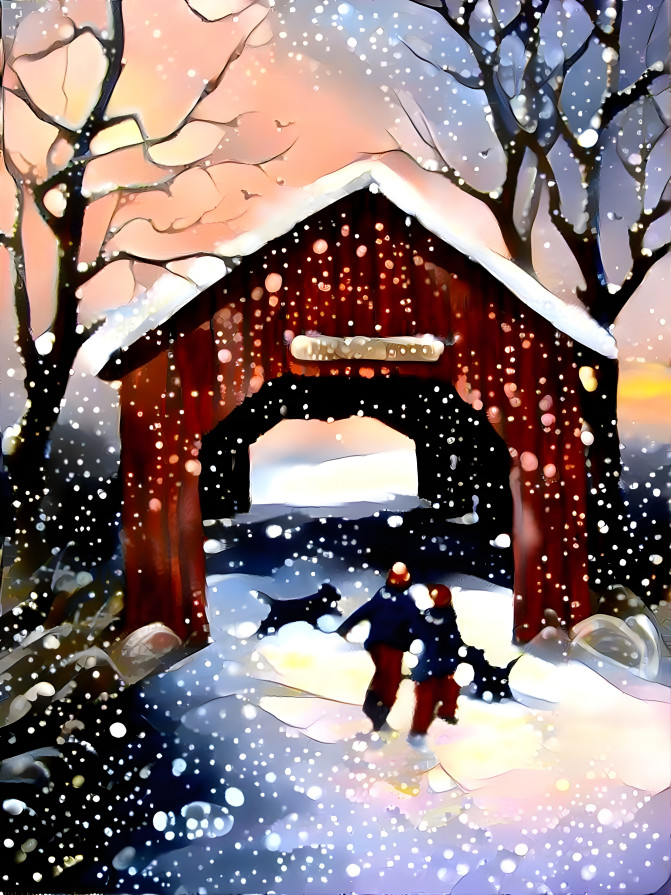 Covered Bridge -Xmas 22