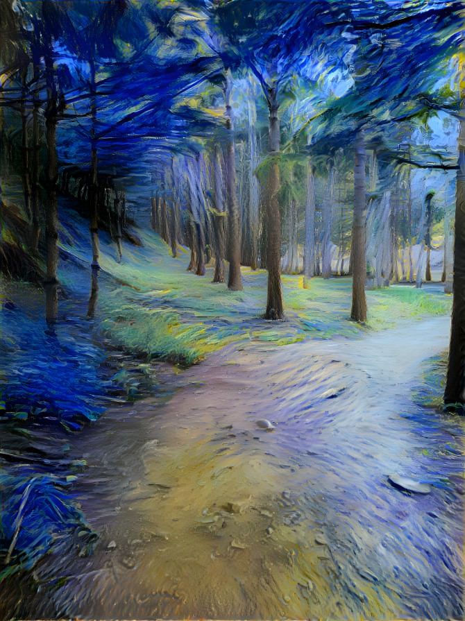 blue forest