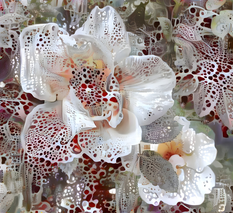 white flowers