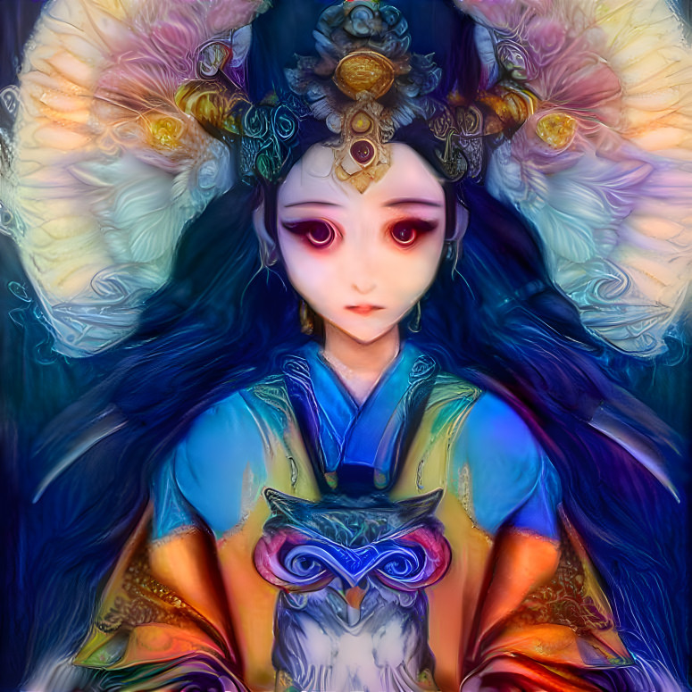 a goddess of owl