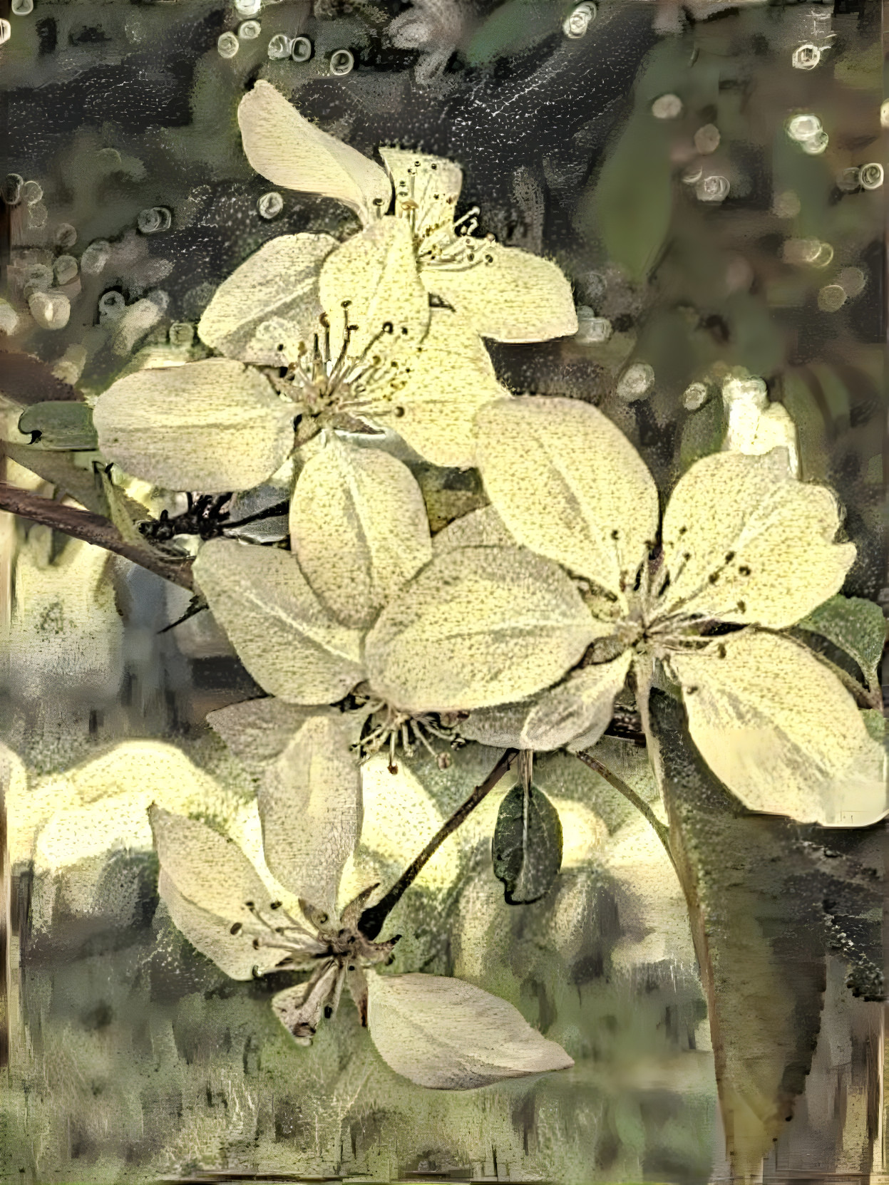 Crabapple blossoms