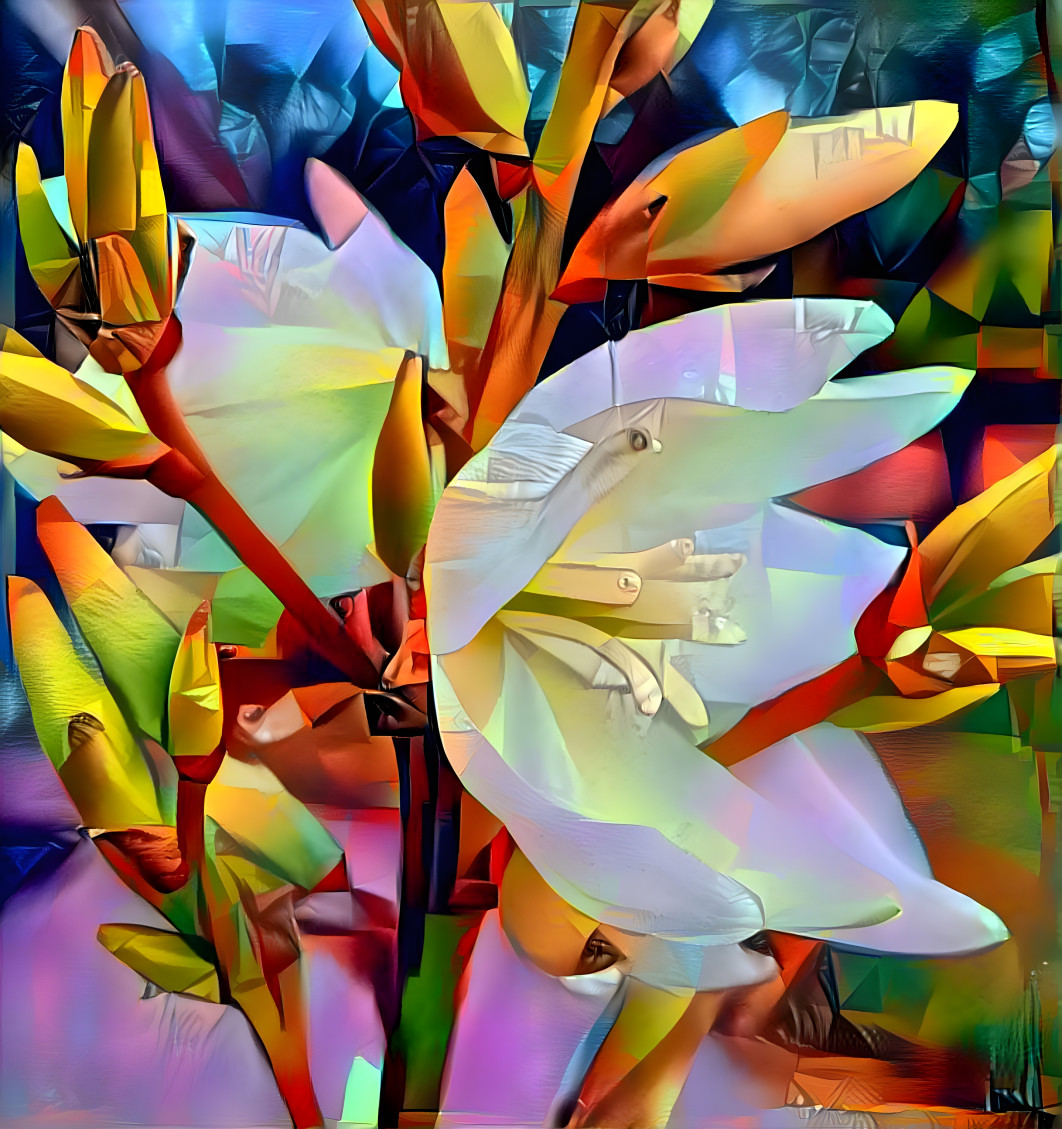 Yucca blossoms 