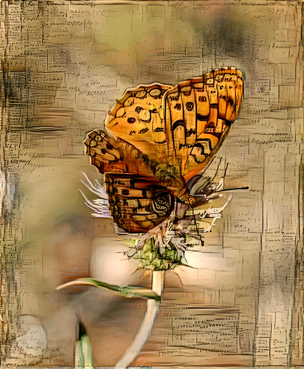 Fall butterfly