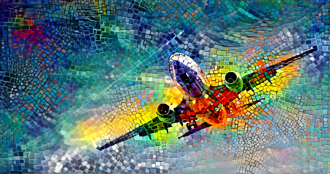 Mosaic Airplane