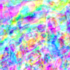 Colorful Abstract Image with Swirling Marbled Patterns in Pink, Blue, Yellow, Purple