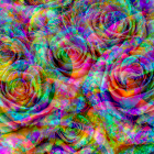 Colorful Heart-shaped Fractal Patterns in Digital Art